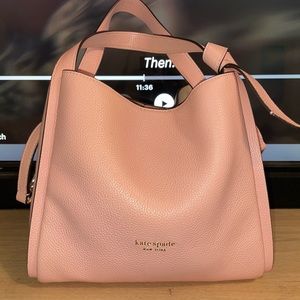 Kate Spade Medium Knott Crossbody Tote in Pink